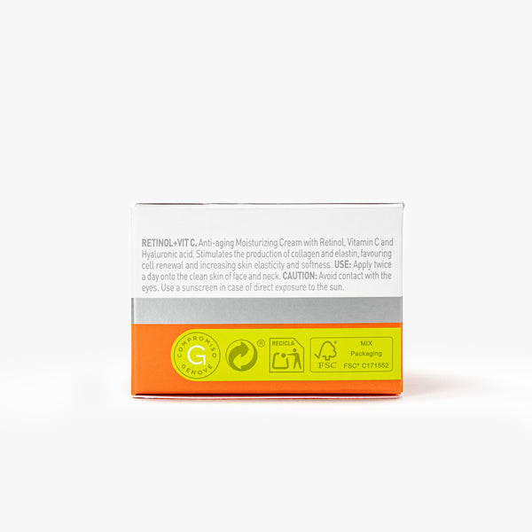 Anti-Aging Moisturizing Cream Retinol+ Vitamin C +H.Acid